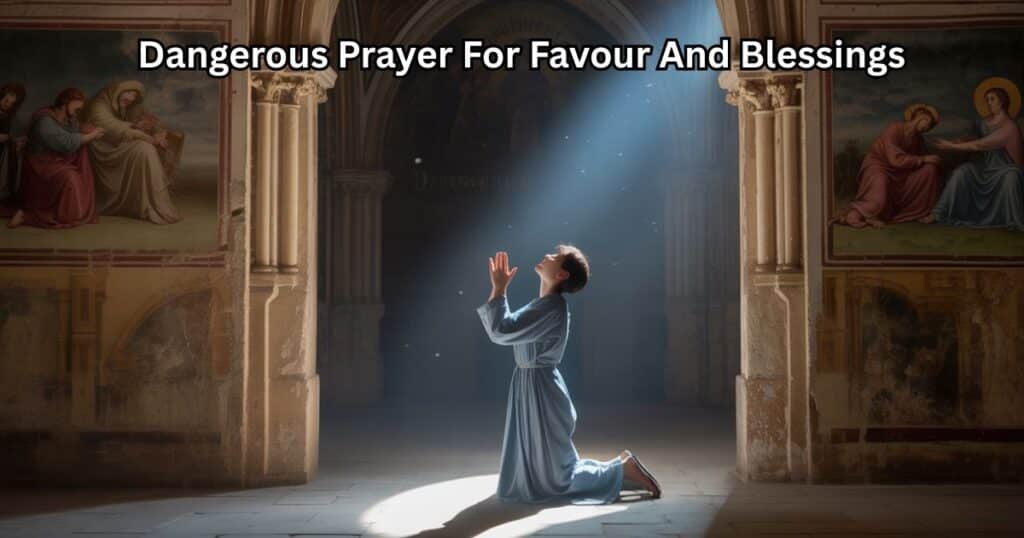 dangerous prayer for favour and blessings