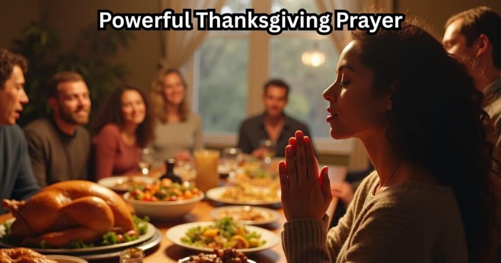 Powerful Thanksgiving Prayer