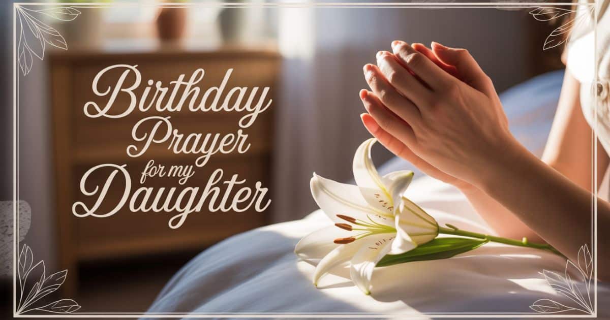 birthday prayer for my daughter