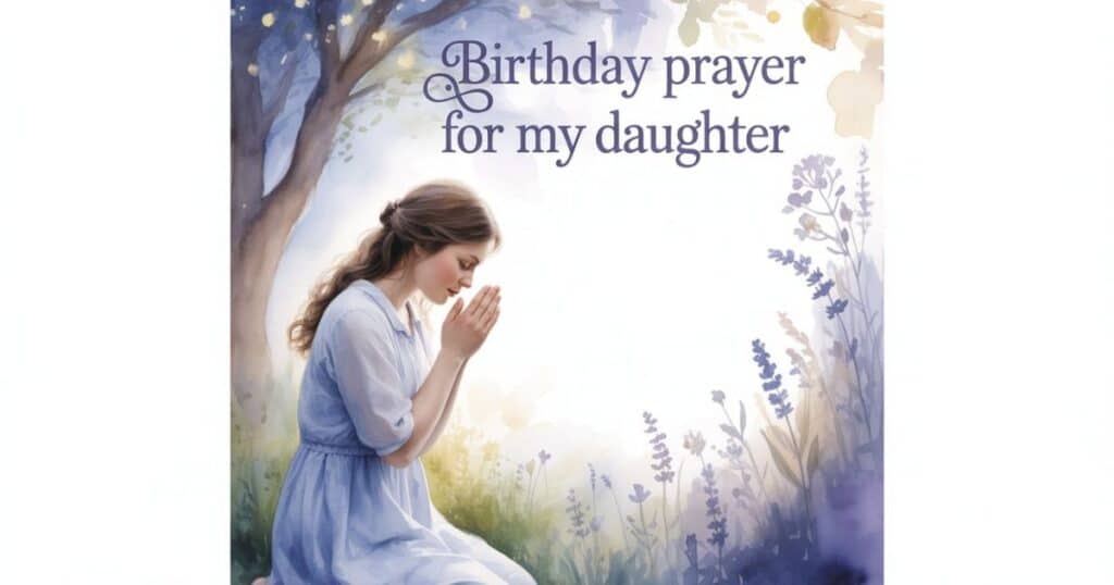 birthday prayer for my daughter