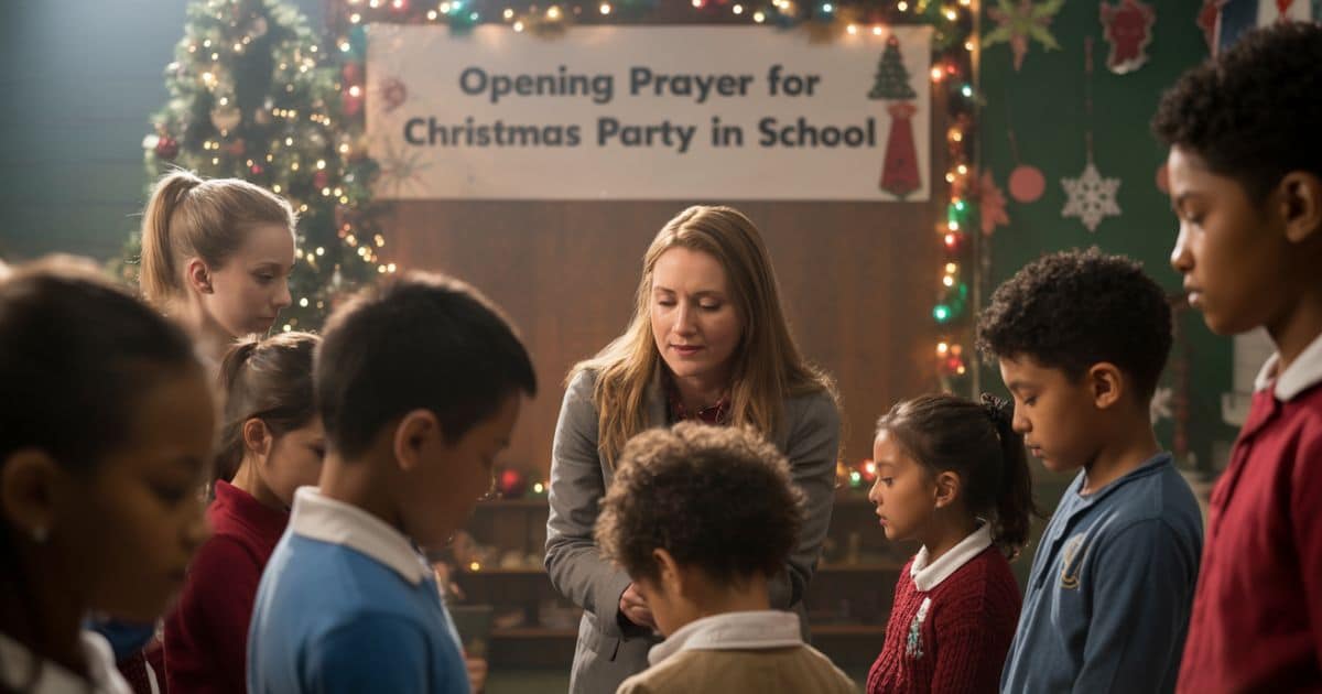 christmas party opening prayer
