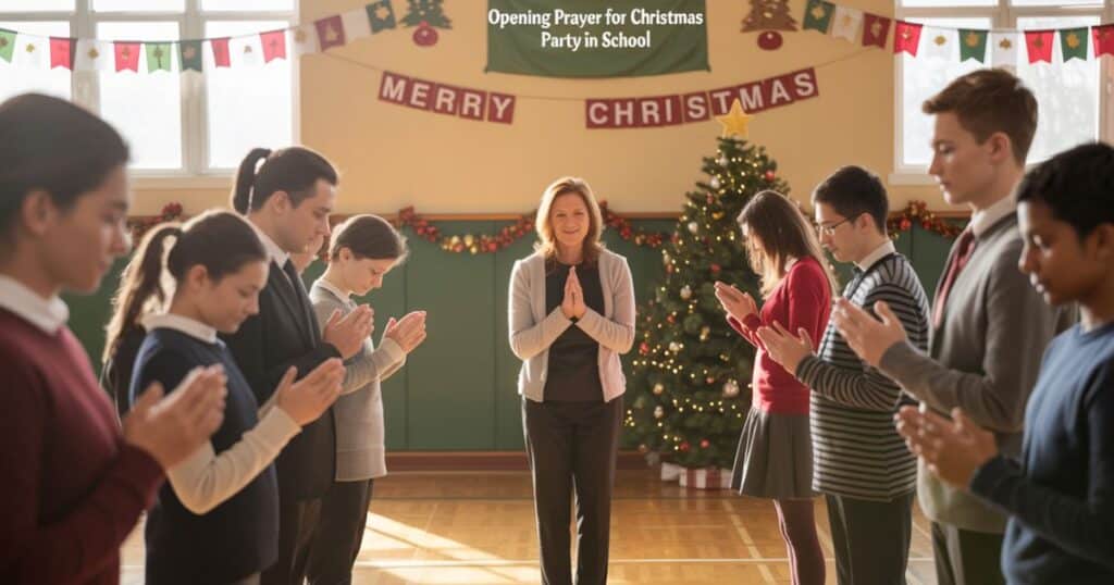 christmas party opening prayer