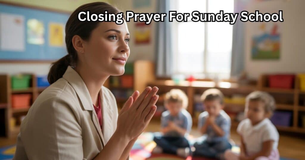 closing prayer for sunday service