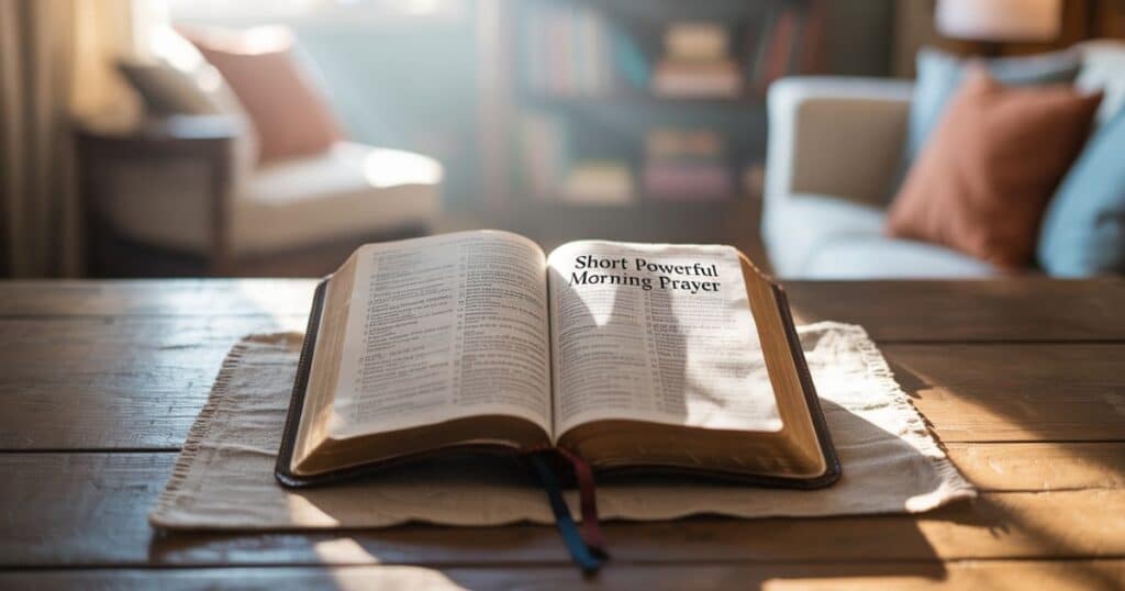 short powerful morning prayer
