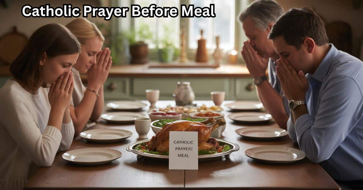Catholic Prayer Before Meal