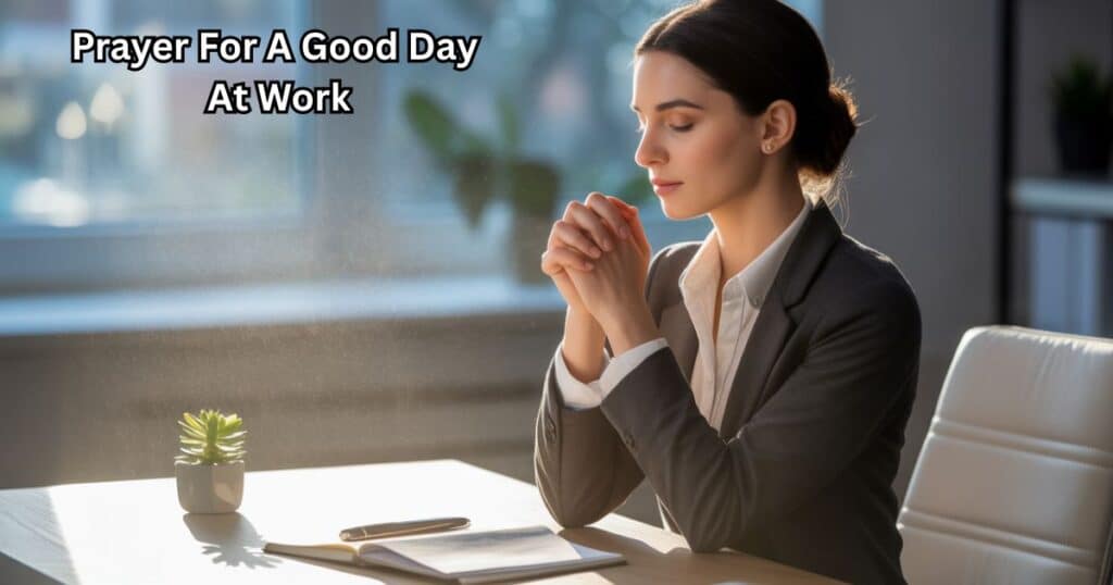 prayer for a good day at work