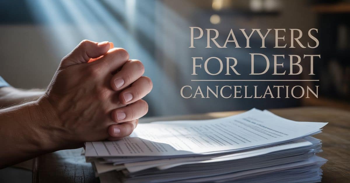 Prayers For Debt Cancellation