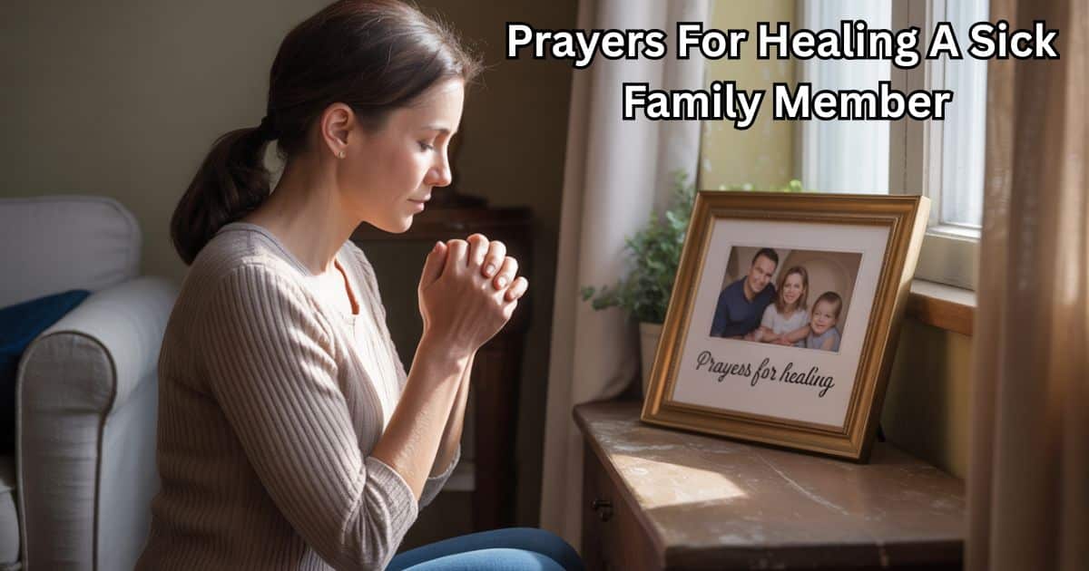 Prayers For Healing A Sick Family Member