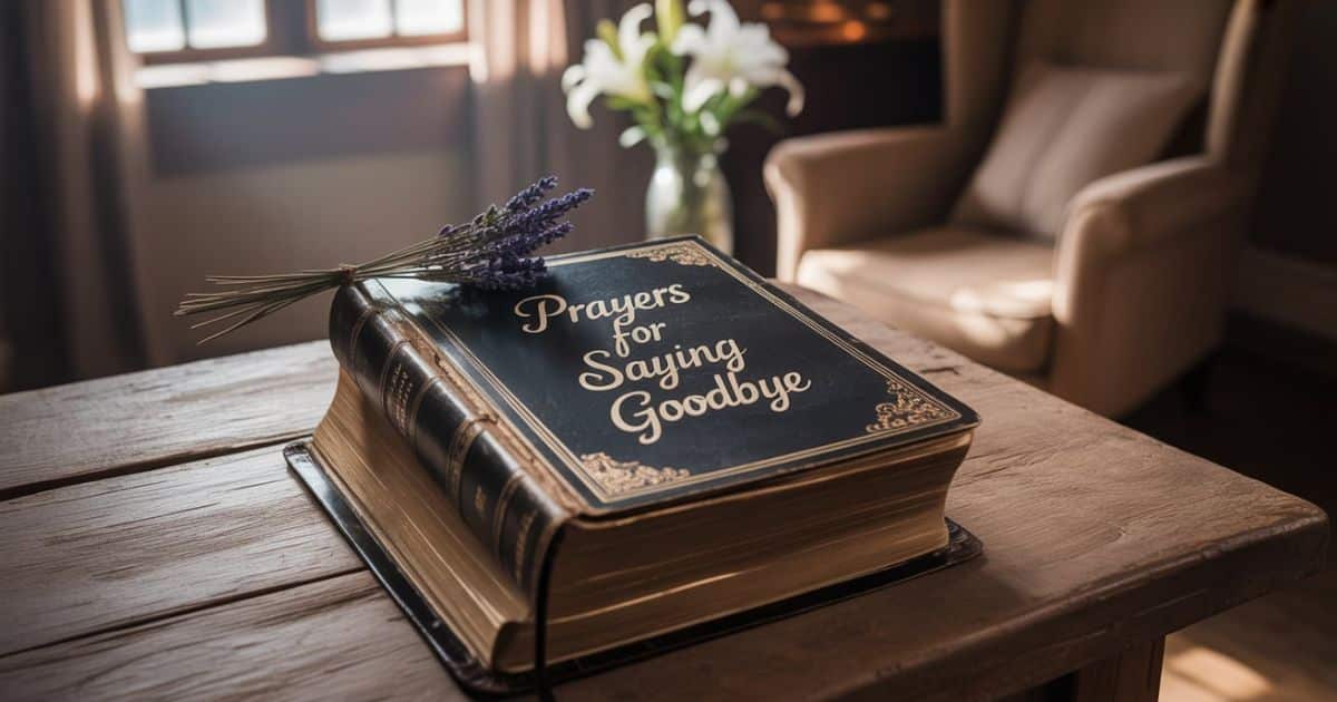 Prayers For Saying Goodbye