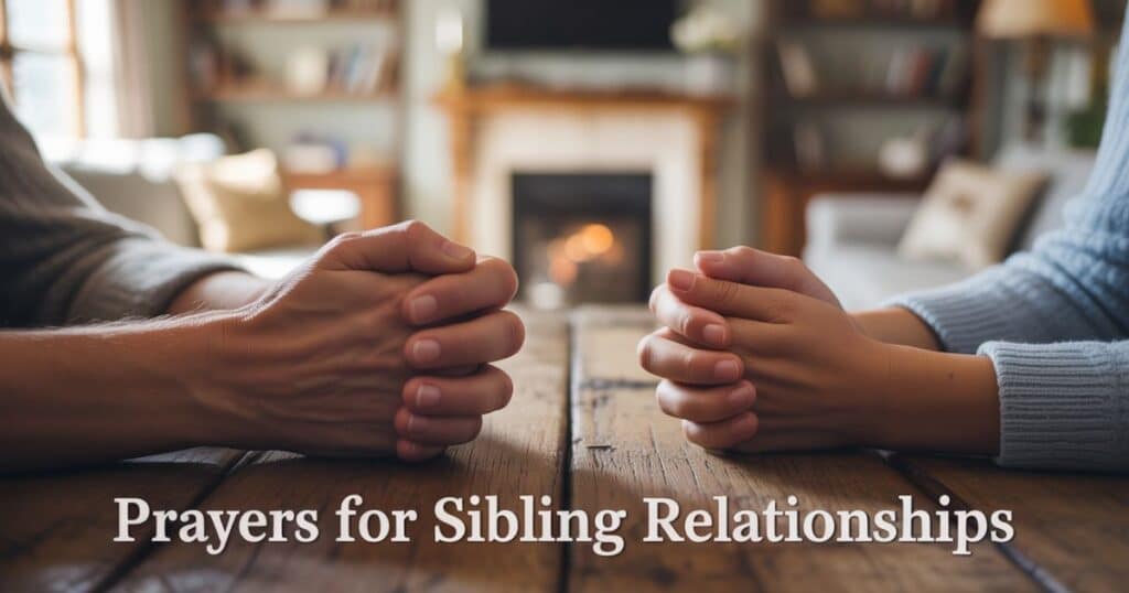 Prayers For Sibling Relationships